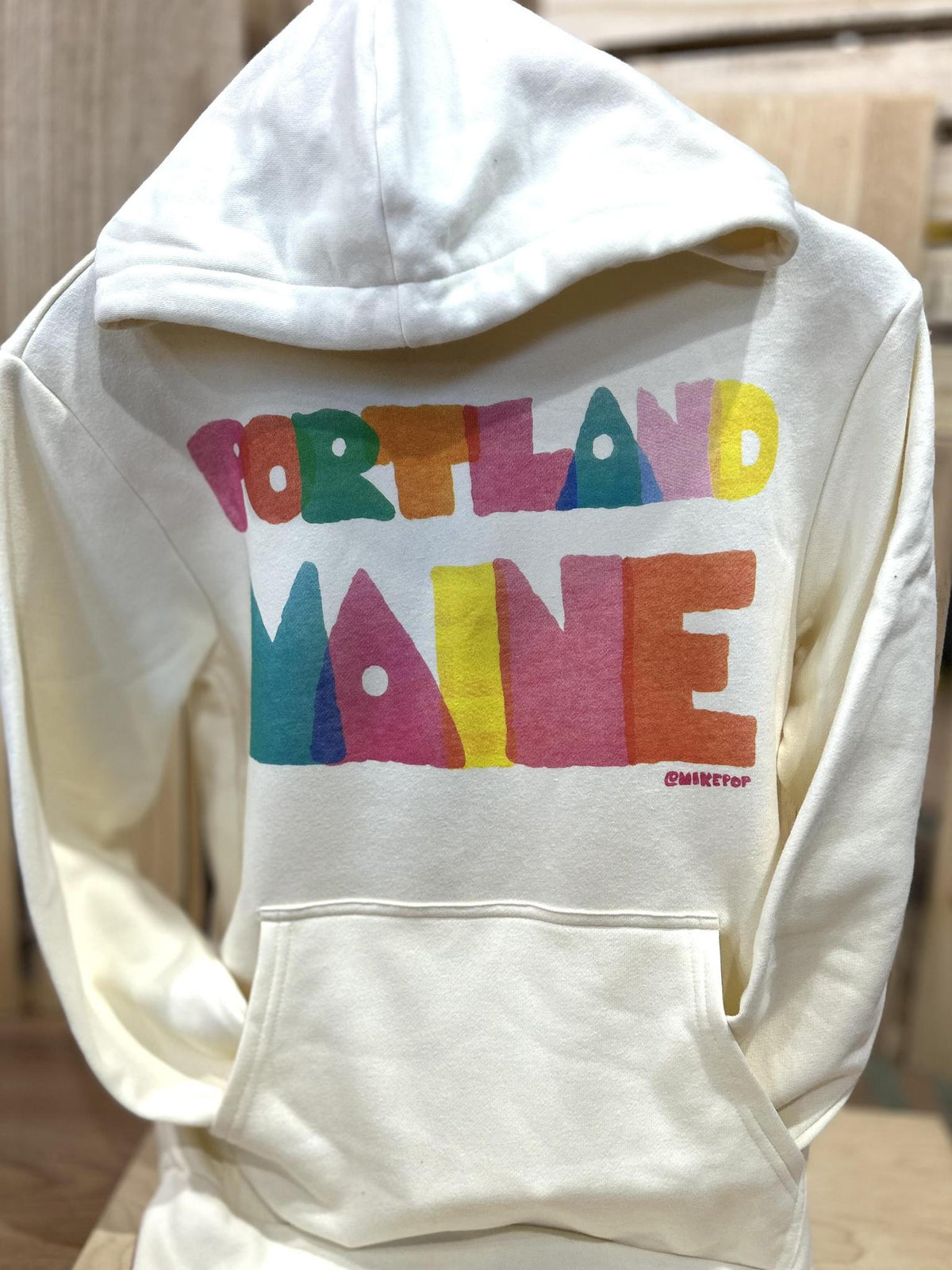 Colorful Portland Maine Hoodie @mikepop