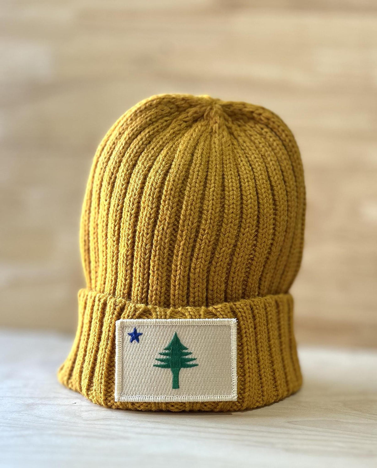 1901 Flag Ribbed Knit Beanie