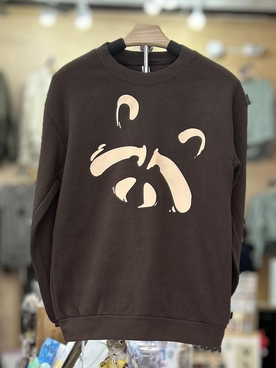 West End Raccoon Crewneck Sweatshirt - Brown