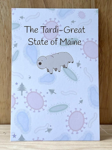 Tardi-GREAT State of Maine Postcard @wren.draws.monsters