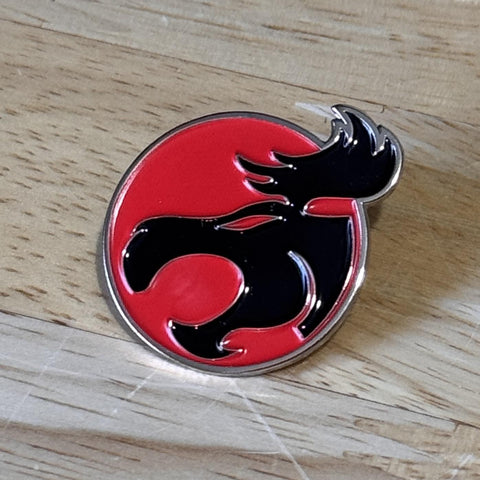 Thunder Moose Enamel Pin