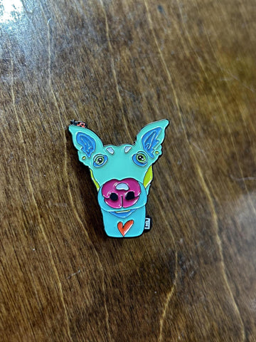 Enamel Dog Pin @lonimac.art