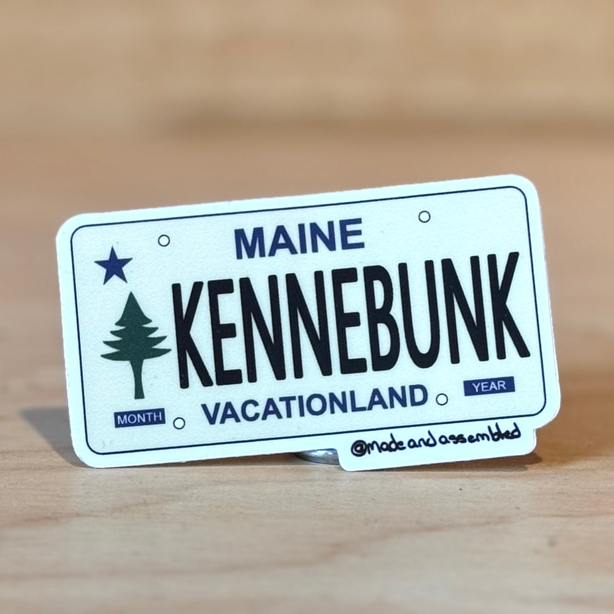 Maine License Plate Sticker - @dole_orchard