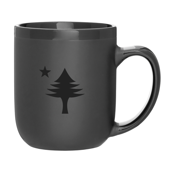 1901 Flag Black on Black Mug