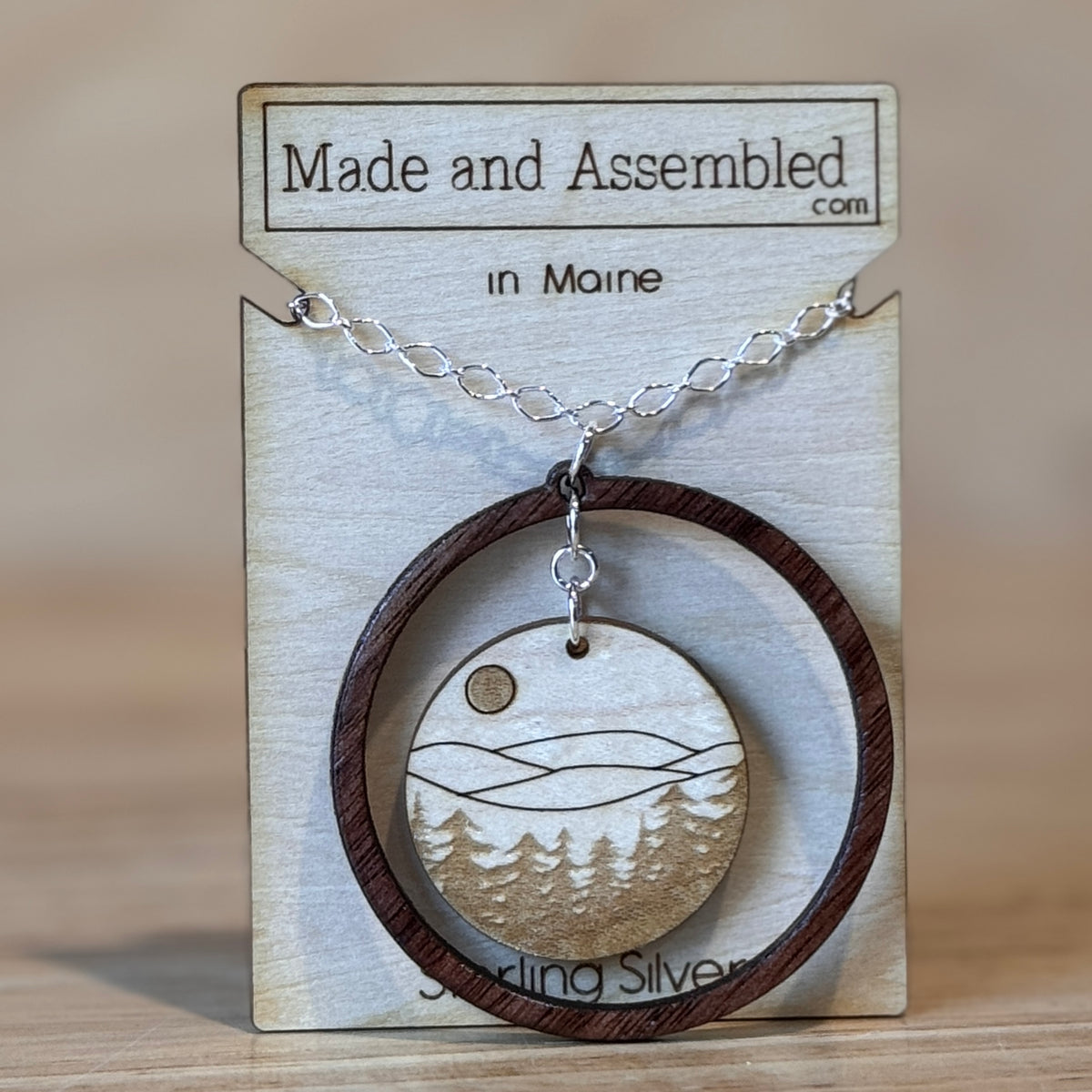 Wooden Necklaces by “Made and Assembled”