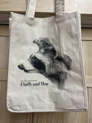 Fluffy and Moe Tote Bag @themainesouvenirshop