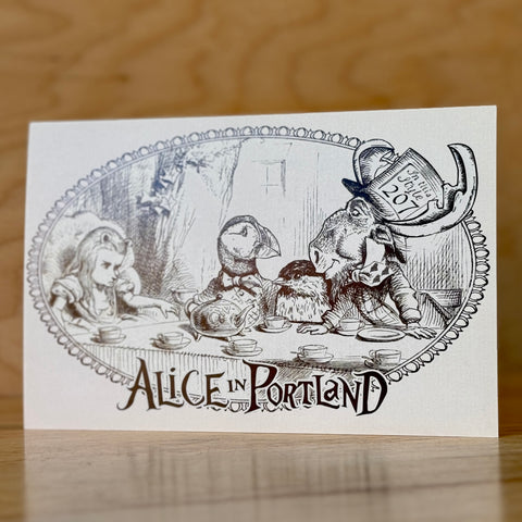 Alice in Portland Postcard  @mainelandcomics