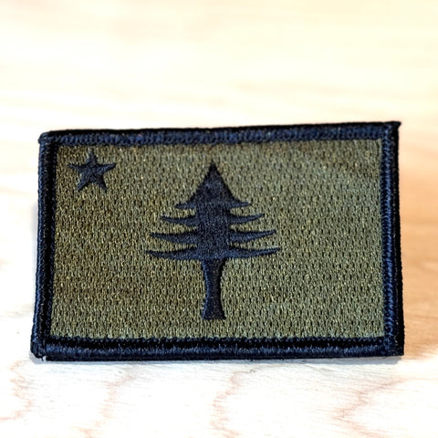 1901 Flag Army Green Velcro Patch