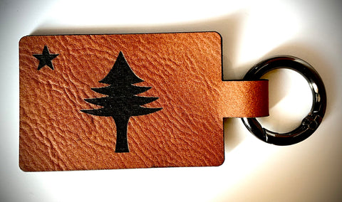 1901 Flag Leather Keychain @lonimac.art