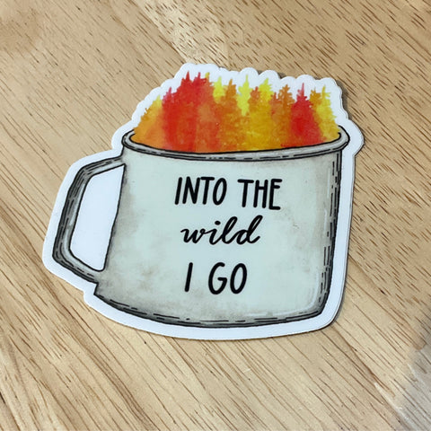 Scribbles ~ Into Wild Mug Sticker @scribblesanddoodlez