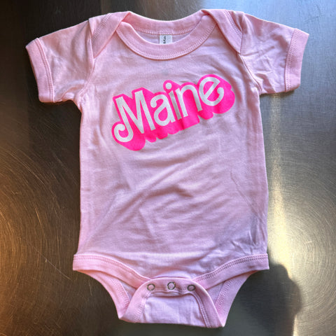 Maine Barbie Pink Onesie - @themainesouvenirshop