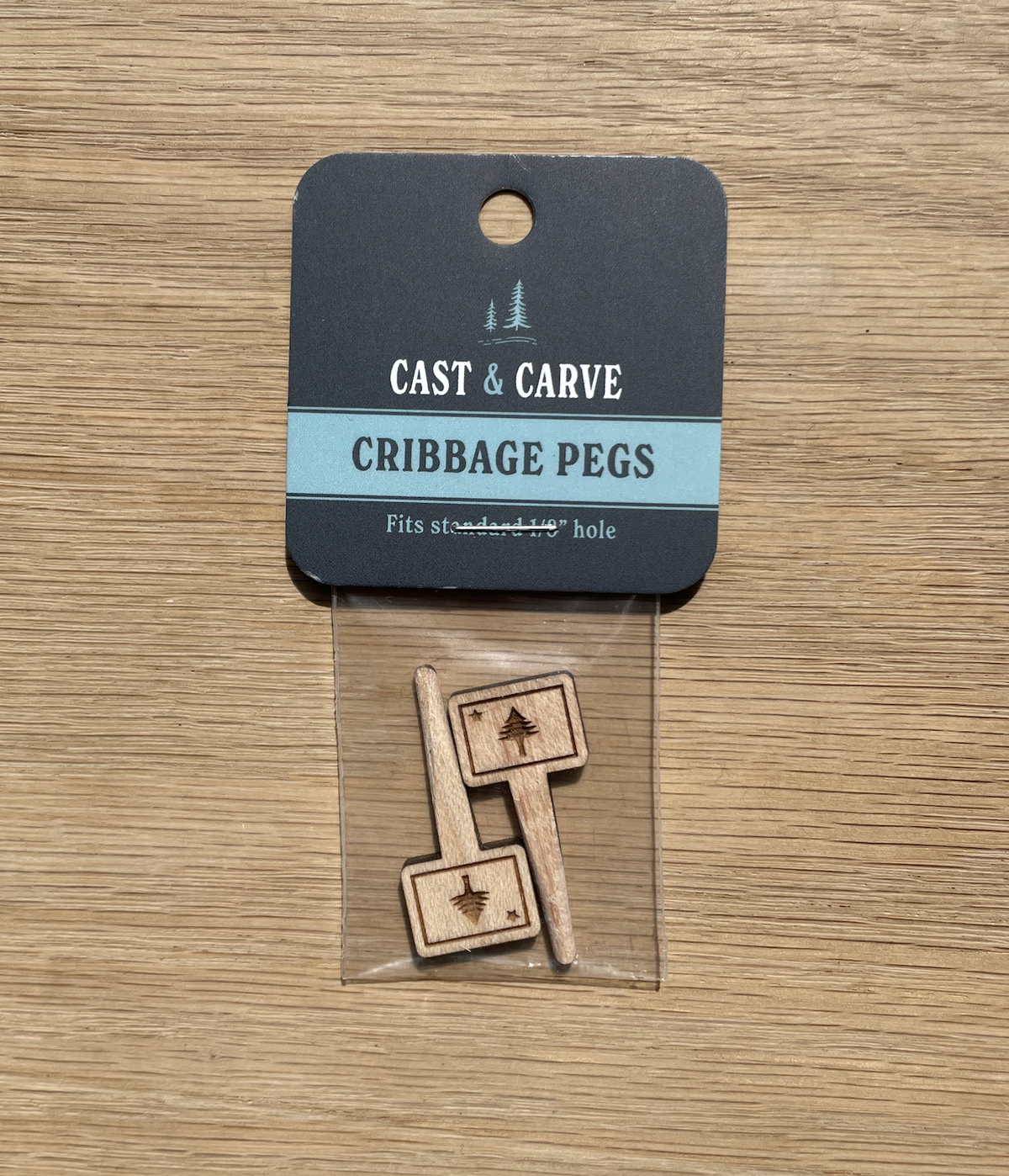 Cribbage Pegs  @castandcarve