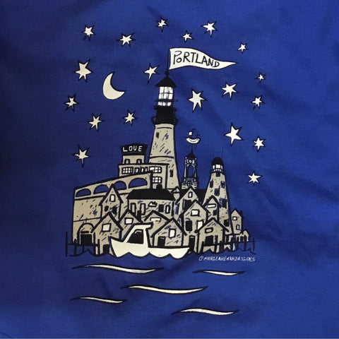 Nighttime Portland Toddler Tee