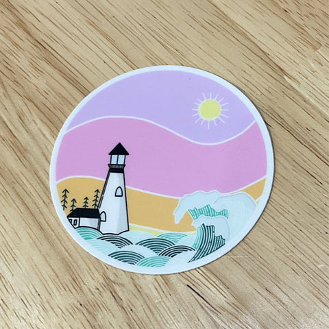 Scribbles ~ Pastel Lighthouse Stickers @scribblesanddoodlez