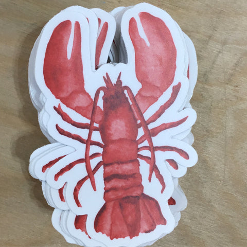 Scribbles ~ Red Lobster Sticker @scribblesanddoodlez