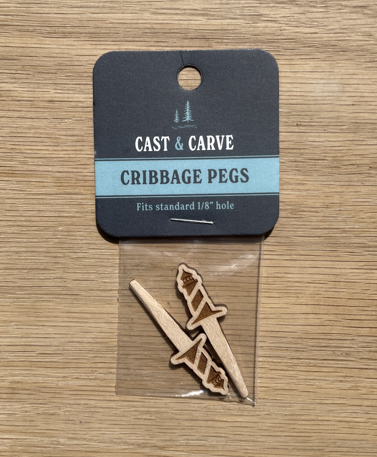 Cribbage Pegs  @castandcarve