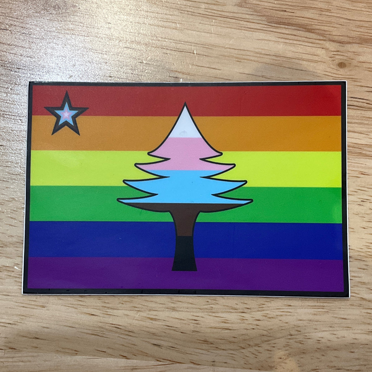 1901 Flag Pride Flag Big Sticker @_hcdesign_