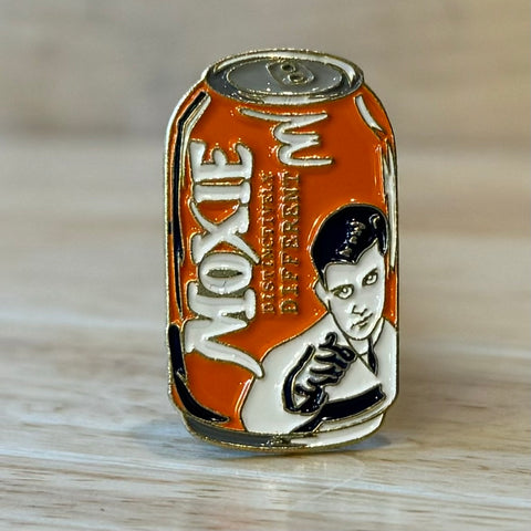 Moxie Can Enamel Pin