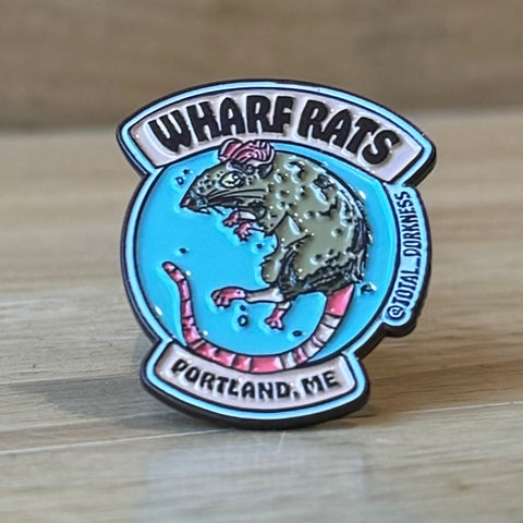 Wharf Rats Enamel Pin @total_dorkness