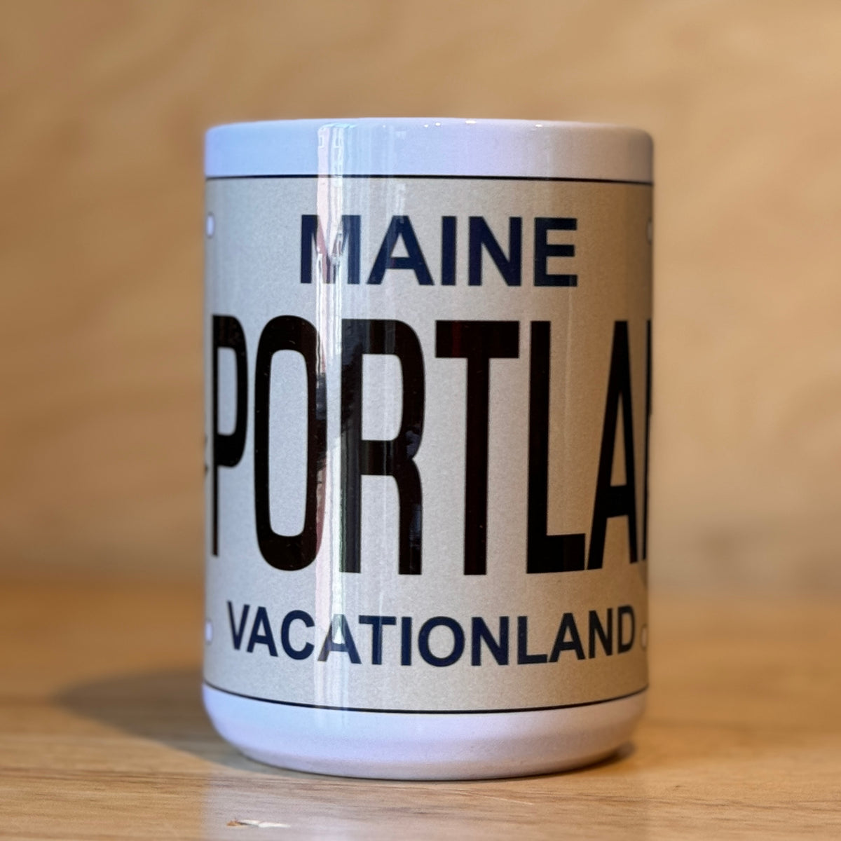 Portland License Plate Mug