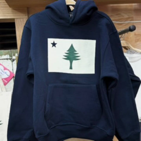 1901 Flag Navy Heavyweight Hoodie