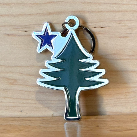 1901 Tree Star Ornament Enamel