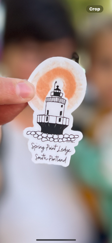 Spring Point Ledge Southport Sticker - @23rd_and_maine