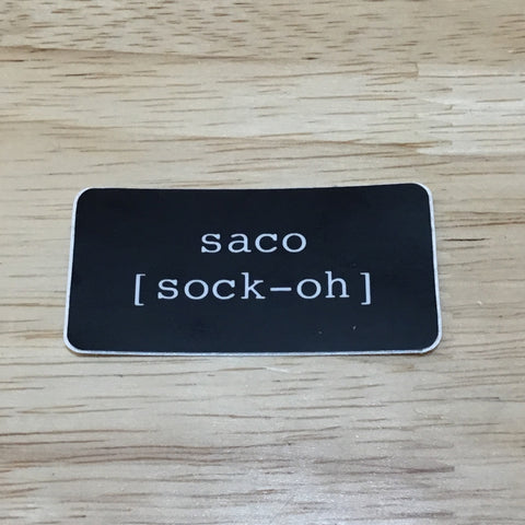 Saco Sticker @alleyoopapothecary