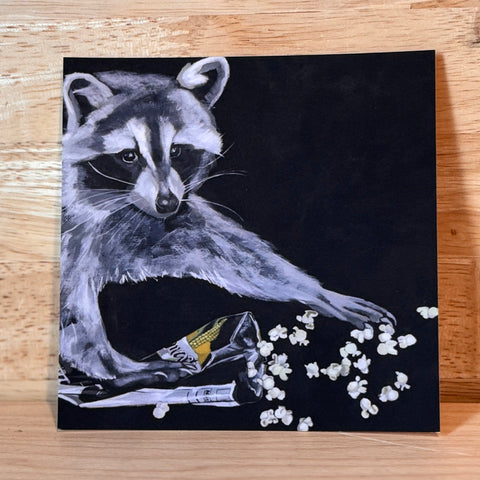 FLYN Sneaky Raccoon Mini Card