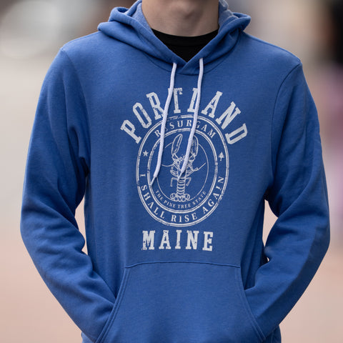 Port Logo Blue Hoodie @_hcdesign_