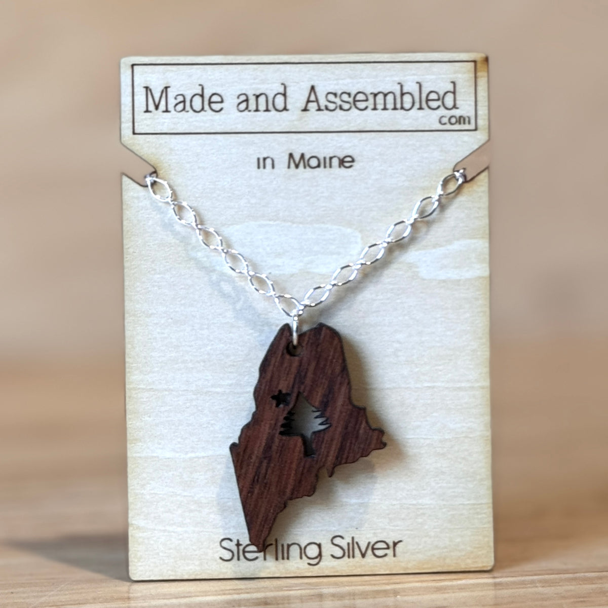 Wooden Earrings by “Made and Assembled”