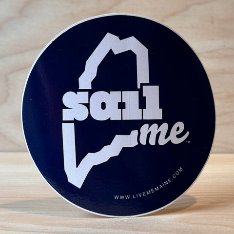 Sail ME Sticker @livemaine