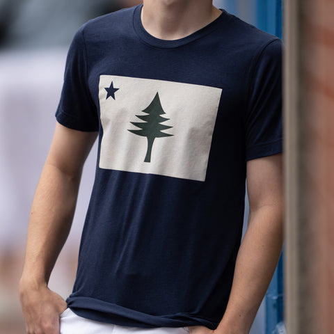 1901 Flag Navy Tee