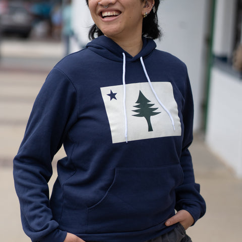 1901 Flag Navy Hoodie