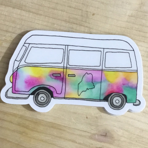 Scribbles ~ VW Bus Sticker @scribblesanddoodlez