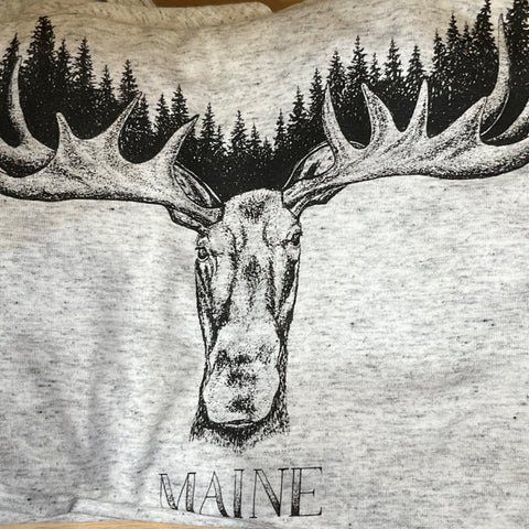 Tree Moose Youth Tee  @esedler_art