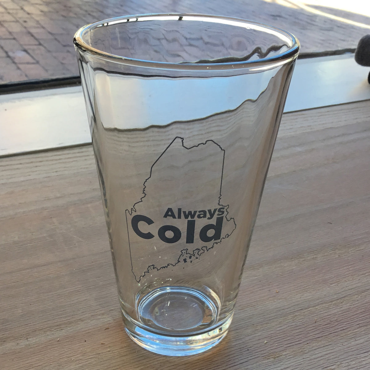 Always Cold Pint Glass