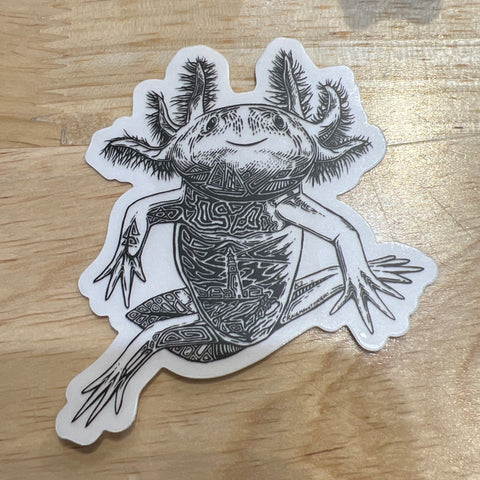 Axolotl Sticker @craigmountainart