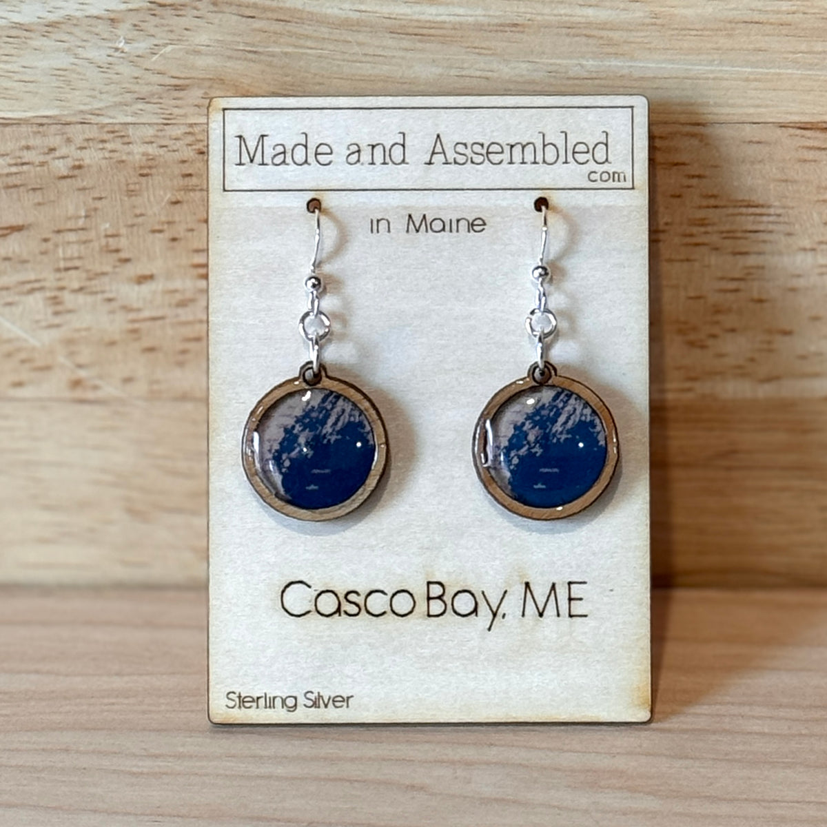 Map Earrings - @madeandassembled