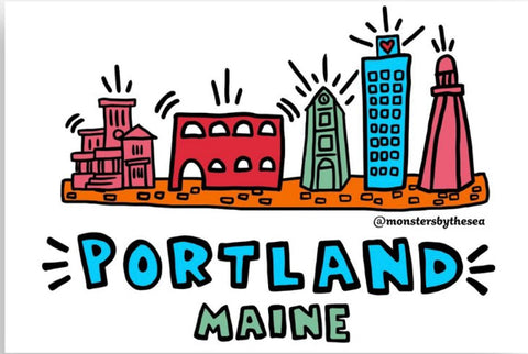 Ryan’s Portland Maine Postcard @monstersbythesea