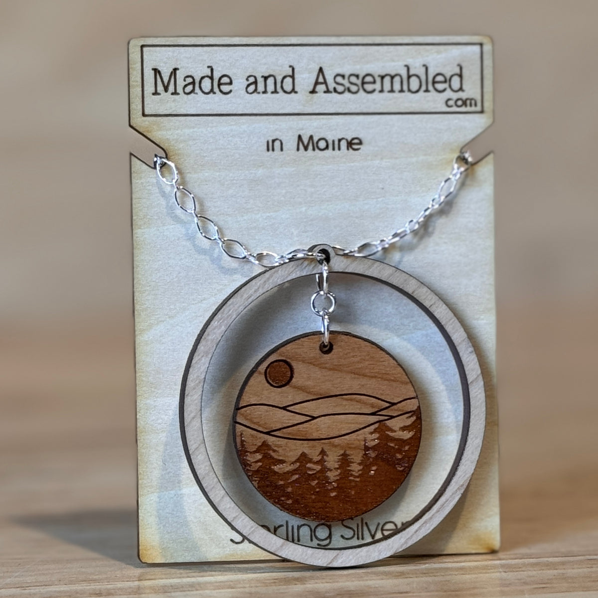 Wooden Necklaces by “Made and Assembled”