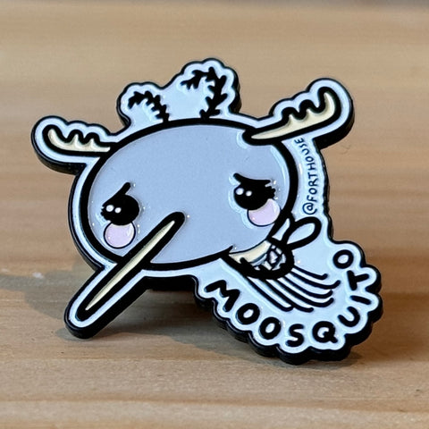 Moosquito Enamel Pin: @Forthouse