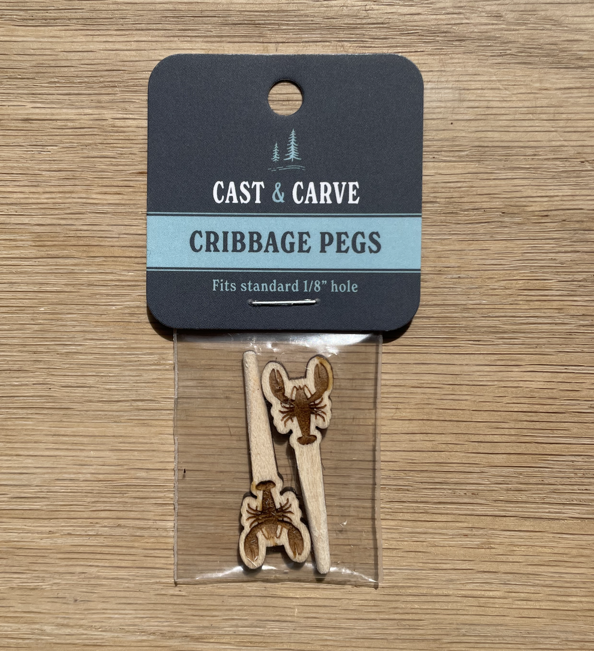 Cribbage Pegs  @castandcarve