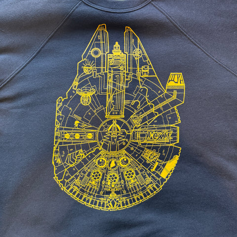 Maine-ennium Falcon Youth Tee @lonimac.art