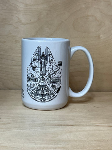 Maine-ennium Falcon Mug @lonimac.art