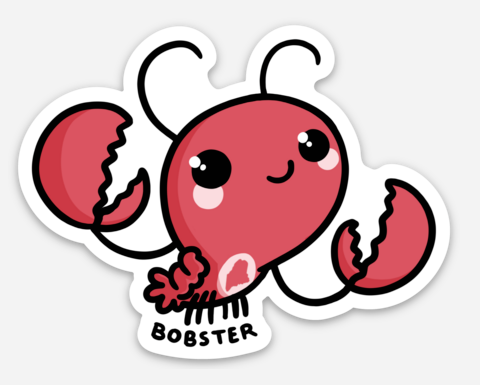 Bobster the Lobster Sticker @Forthouse