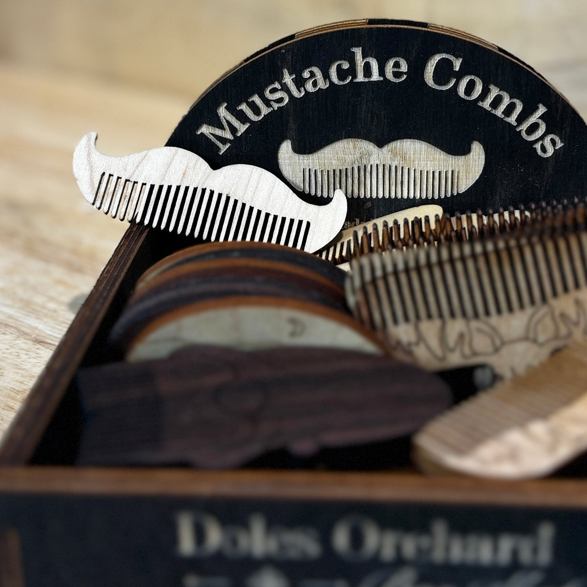 Mustache Comb @dolesorchard