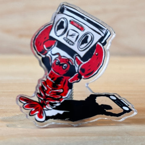 Lobster Boombox Pin  @mainelandcomics