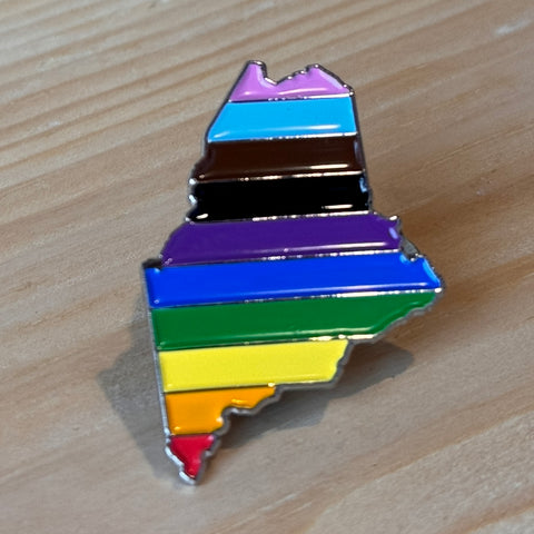 Maine Pride Enamel Pin