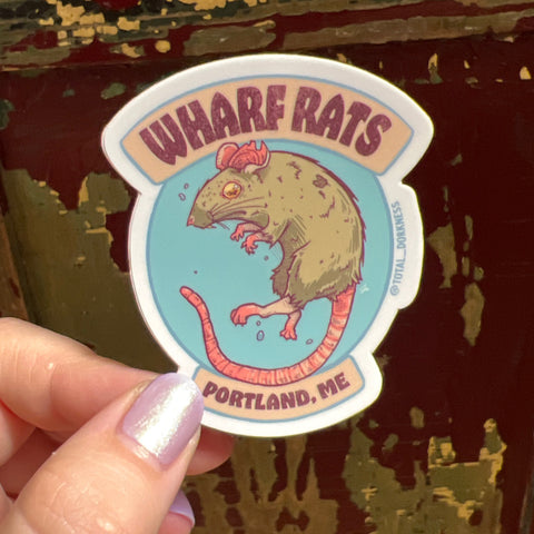 Wharf Rat Sticker @total_dorkness